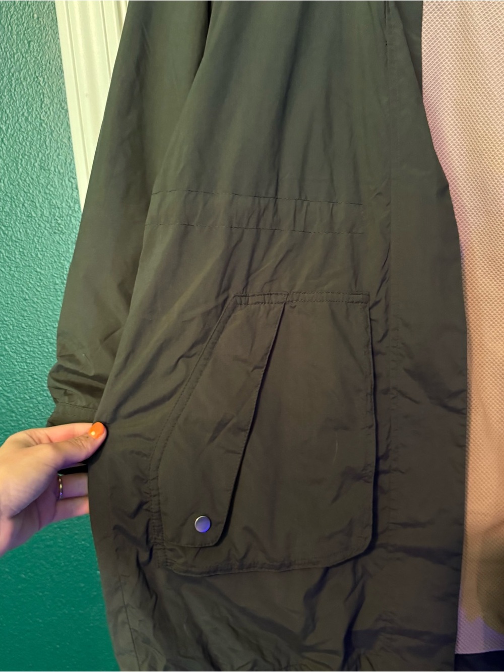 Abercrombie & Fitch Black Hooded Utility Jacket - Picture 4 of 6